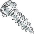 Kanebridge Sheet Metal Screw, #8-18 x 1-1/2 in, Zinc Baked Steel Hex Head Phillips Drive 0824ABPW